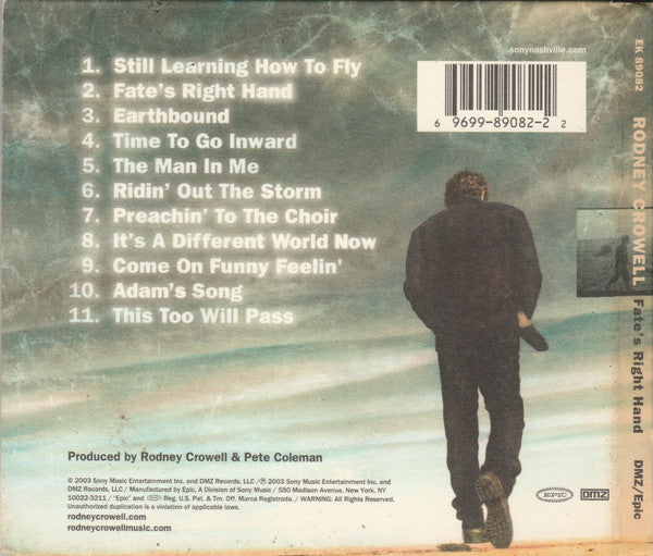 Rodney Crowell : Fate's Right Hand (CD, Album)