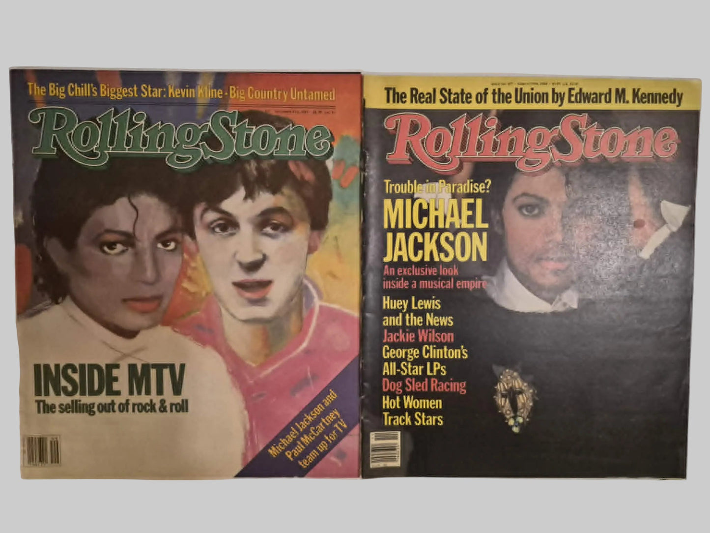 Rolling Stone Magazine - Michael Jackson Issues (Pair)