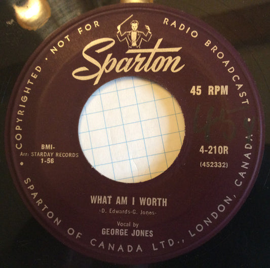 George Jones (2) : Still Hurtin' / What Am I Worth (7", Single)