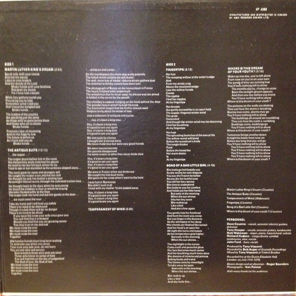 Strawbs : Just A Collection Of Antiques And Curios (Live At The Queen Elizabeth Hall) (LP, Album, RE, Gat)