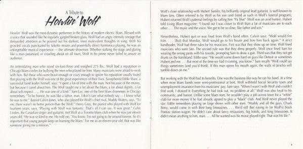 James Cotton, Debbie Davies, Ronnie Hawkins, Colin James (2), Cub Koda, Taj Mahal, Kenny Neal, Christine Ohlman, Lucky Peterson, Lucinda Williams, Henry Gray, Calvin Jones, Sam Lay, Colin Linden, Eddie Shaw (2), Hubert Sumlin : A Tribute To Howlin' Wolf (CD, Album, Enh)