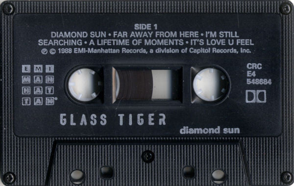 Glass Tiger : Diamond Sun (Cass, Album, Club, Dol)