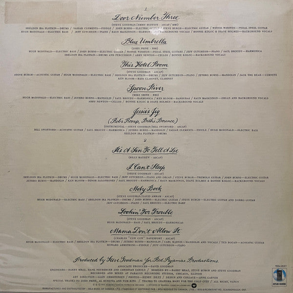 Steve Goodman : Jessie's Jig & Other Favorites (LP, Album)