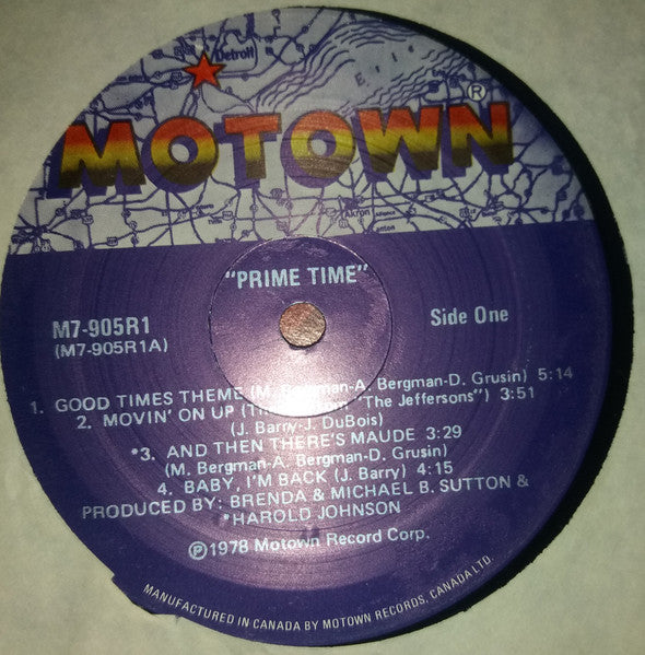 Prime Time (9) : Motown Presents Prime Time Performing TV Themes The Way You Like To Hear Them! (LP)