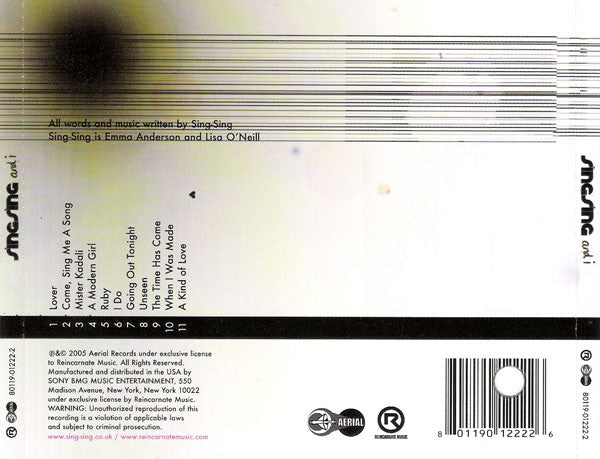 Sing-Sing : Sing-Sing And I (CD, Album)