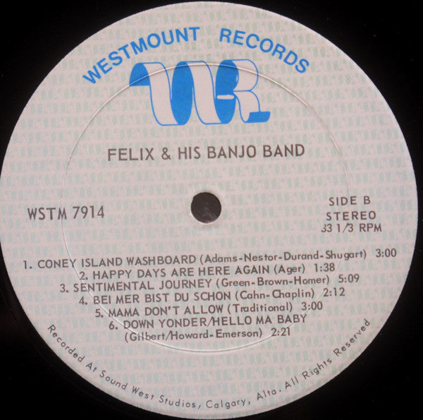 Felix Possak : Felix & His Banjo Band (LP)