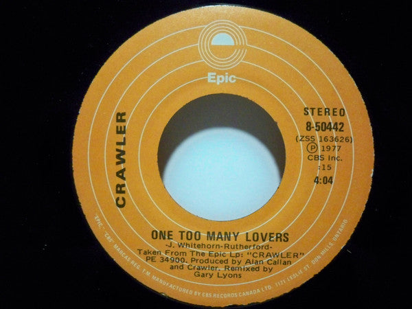Crawler : Stone Cold Sober (7", Single)