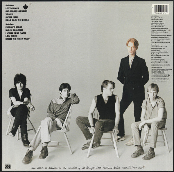 The Jim Carroll Band : I Write Your Name (LP, Album)