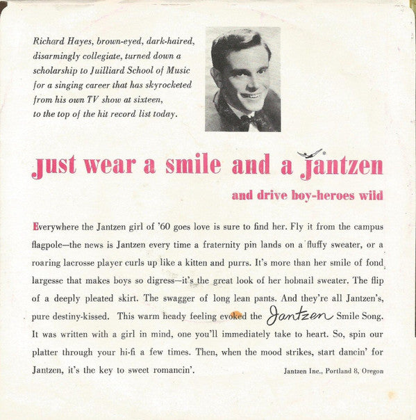 Richard Hayes / Eddy Manson : Just Wear A Smile And A Jantzen / Nightbeat (7")