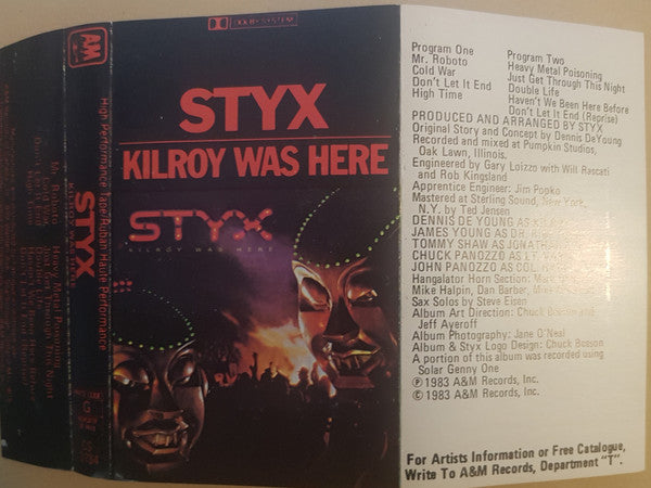 Styx : Kilroy Was Here (Cass, Album, Dol)