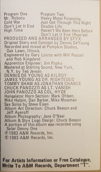 Styx : Kilroy Was Here (Cass, Album, Dol)