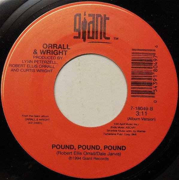 Orrall & Wright : If You Could Say What I'm Thinking (7", Single)