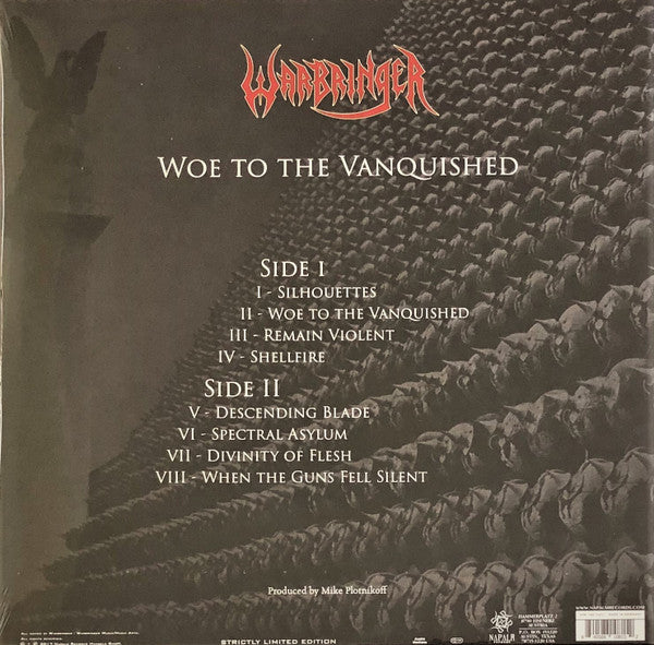 Warbringer : Woe To The Vanquished (LP, Album, Ltd, Gol)