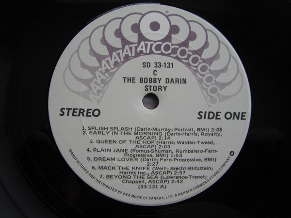 Bobby Darin : The Bobby Darin Story (LP, Comp, RE)