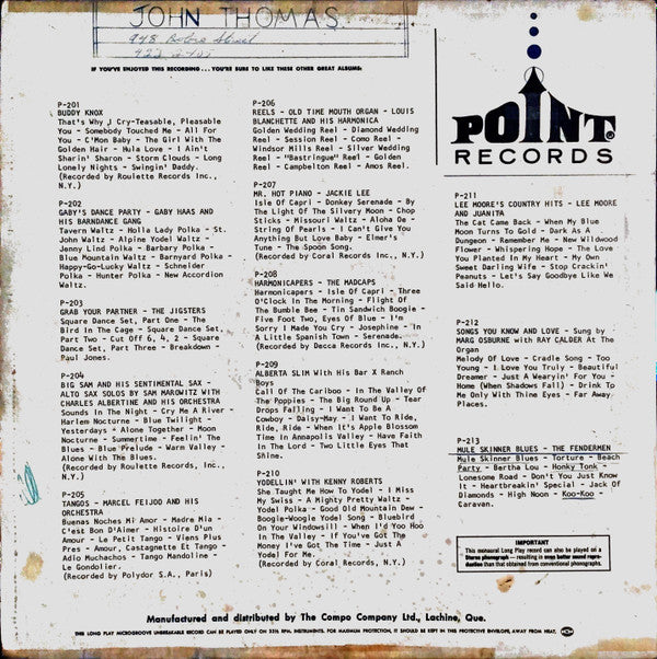The Fendermen : Mule Skinner Blues (LP, Album, Mono)