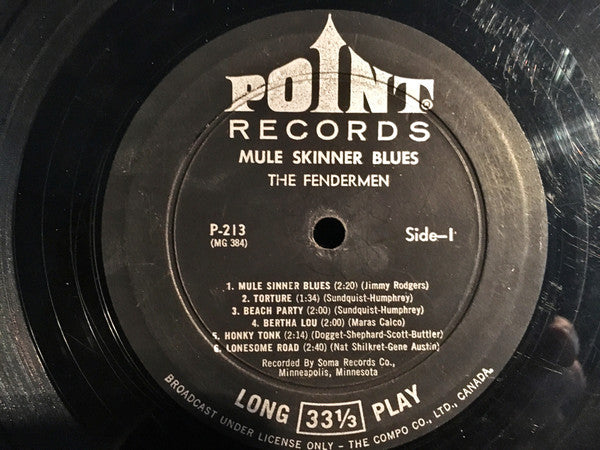 The Fendermen : Mule Skinner Blues (LP, Album, Mono)