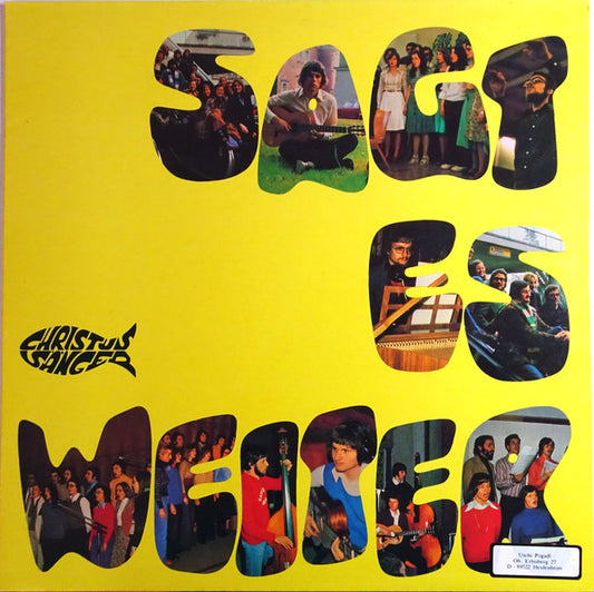 Die Christussänger : Sagt Es Weiter (LP, Album)