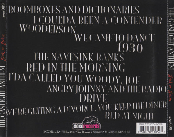 The Gaslight Anthem : Sink Or Swim (CD, Album)