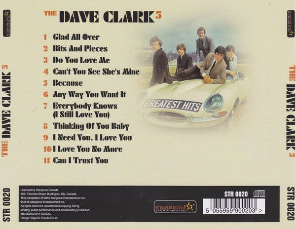 The Dave Clark Five : Greatest Hits (CD, Comp)