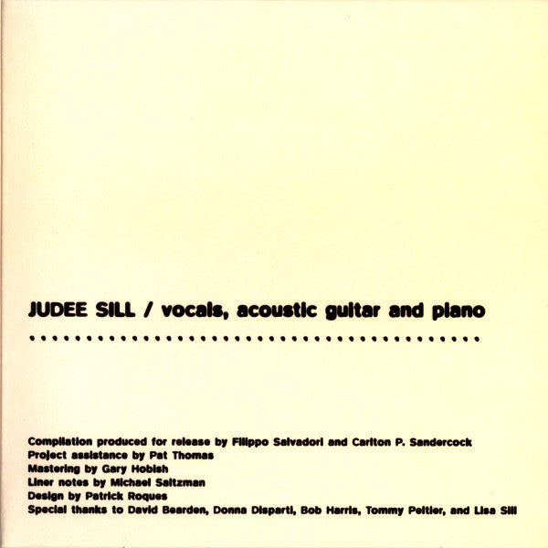 Judee Sill : Live In London: The BBC Recordings 1972-1973 (CD, Album, Comp)