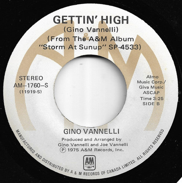 Gino Vannelli : Mama Coco (7", Single)
