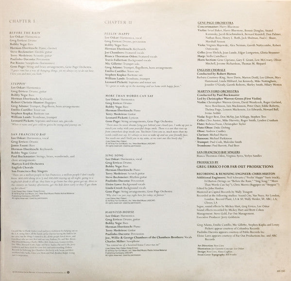 Lee Oskar : Before The Rain (LP, Album)