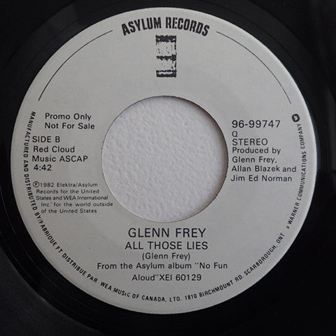 Glenn Frey : The One You Love / All Those Lies (7", Single, Promo)