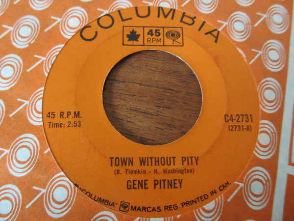 Gene Pitney : Town Without Pity (7", Single)