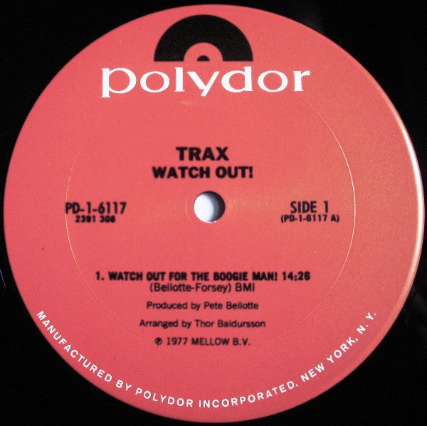 Trax : Watch Out! (LP, Album)