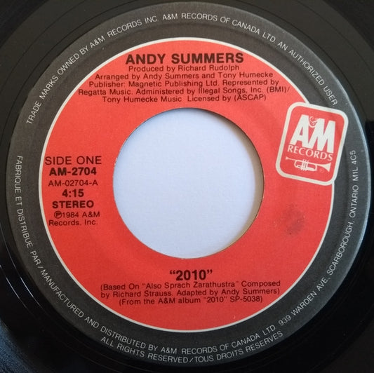 Andy Summers : 2010 (7")