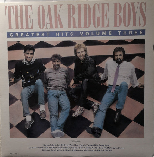 The Oak Ridge Boys : Greatest Hits Volume Three (LP, Album, Comp, Club)