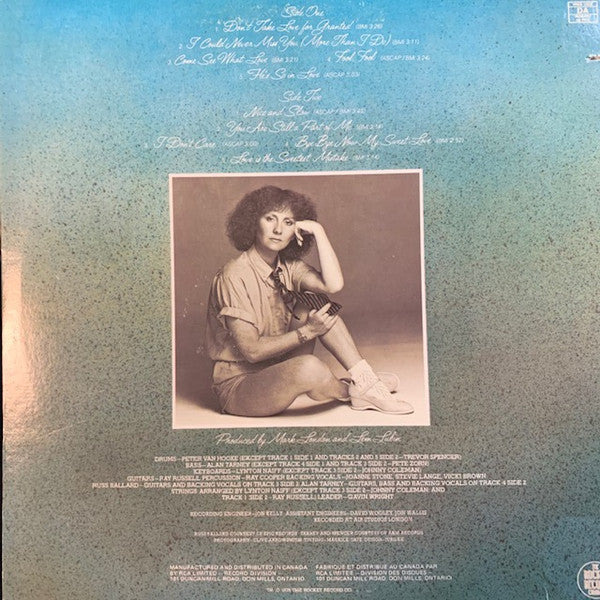 Lulu : Don't Take Love For Granted (LP, Album)