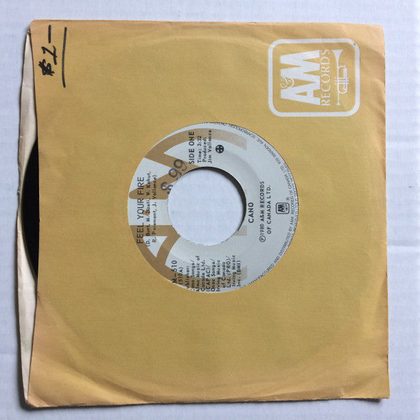 Cano : Feel Your Fire (7", Single)