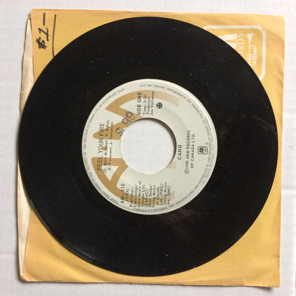 Cano : Feel Your Fire (7", Single)
