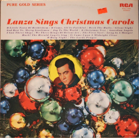 Mario Lanza : Lanza Sings Christmas Carols (LP, Album)