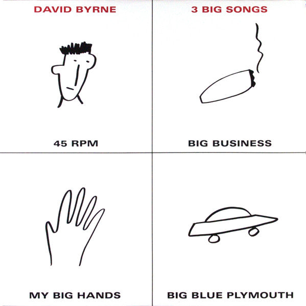 David Byrne : 3 Big Songs (12", EP)