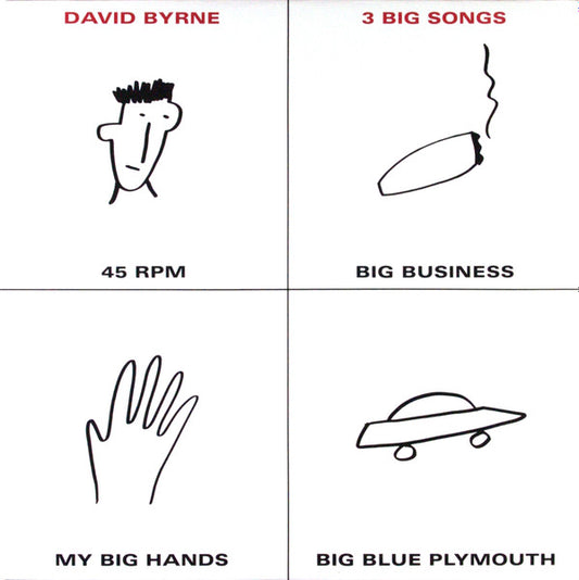 David Byrne : 3 Big Songs (12", EP)