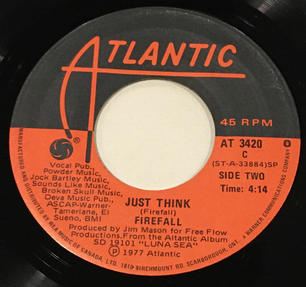 Firefall : Just Remember I Love You / Just Think (7", Single)