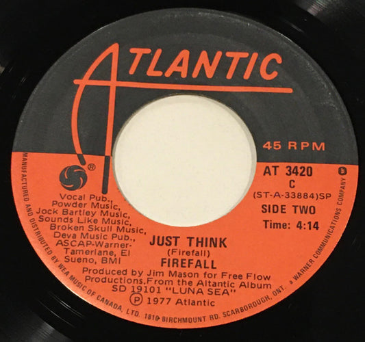 Firefall : Just Remember I Love You / Just Think (7", Single)