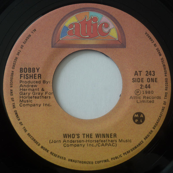 Bobby Fisher (13) : Who's The Winner (7", Single)
