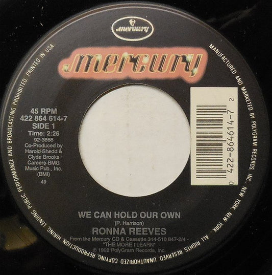 Ronna Reeves : We Can Hold Our Own (7", Single)