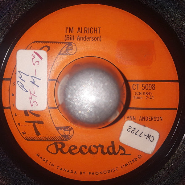 Lynn Anderson : Pick Of The Week / I'm Alright (7", Single)