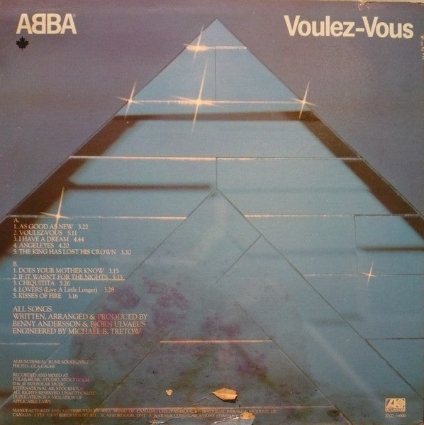 ABBA : Voulez-Vous (LP, Album, Don)
