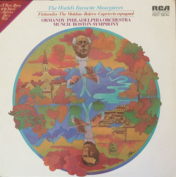 Eugene Ormandy, Charles Munch, The Philadelphia Orchestra, Boston Symphony Orchestra : The World's Favorite Showpieces (LP, Comp)