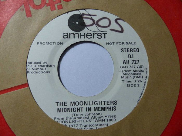 The Moonlighters : Midnight In Memphis (7", Promo)
