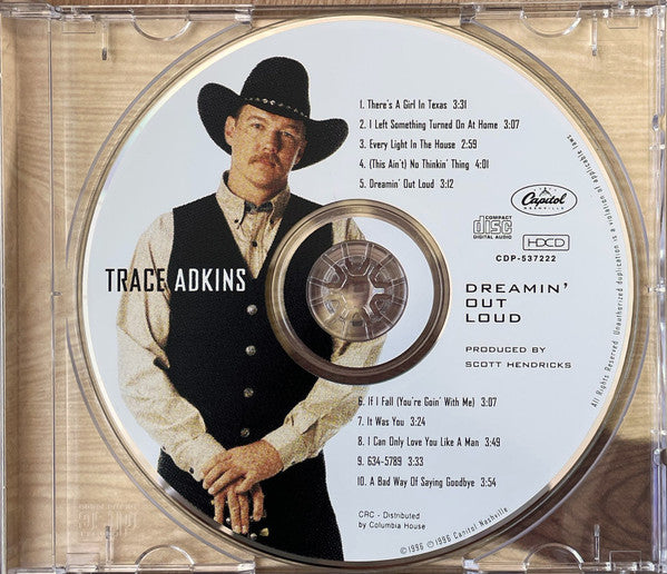 Trace Adkins : Dreamin' Out Loud (HDCD, Album, Club)