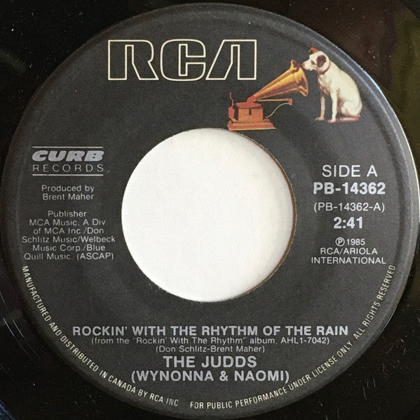 The Judds : Rockin' With The Rhythm Of The Rain (7", Single)