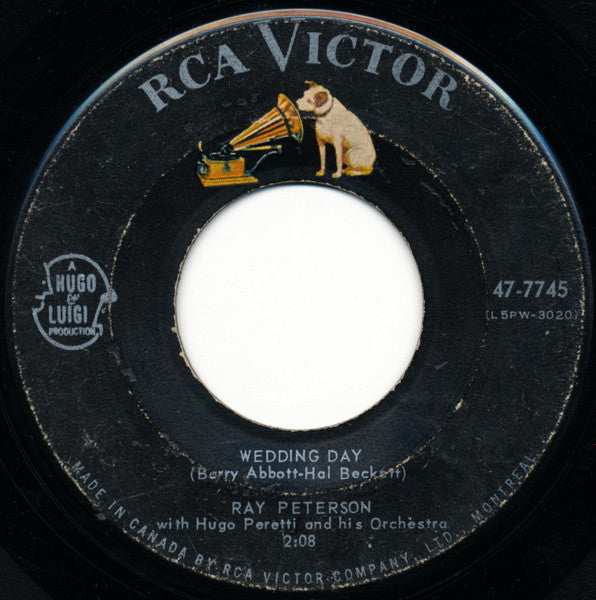 Ray Peterson : Tell Laura I Love Her / Wedding Day (7", Single, Mono)