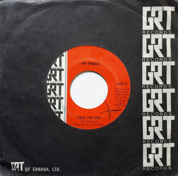 Ian Thomas (2) : Come The Son (7", Single)