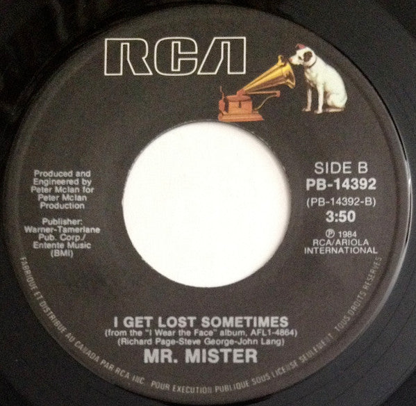 Mr. Mister : Black/White (7", Single)